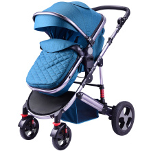 O carrinho de bebê pode sentar-se em duas direções crianças portáteis dobráveis ​​absorvedores de choque de alta paisagem carrinho de bebê recém-nascido para bebês